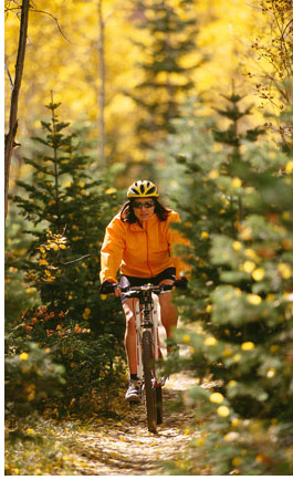 Mountain biking